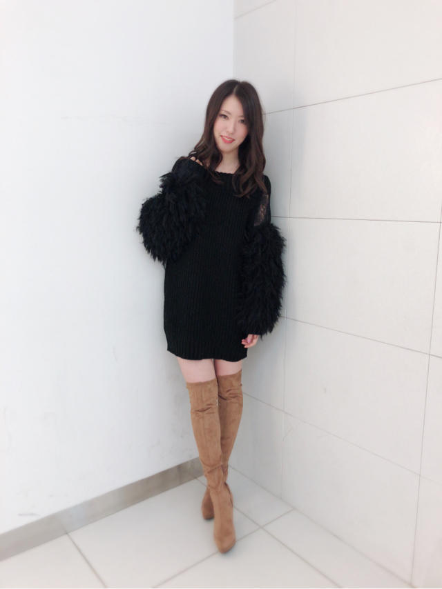 新作ニットワンピ♡ふうか