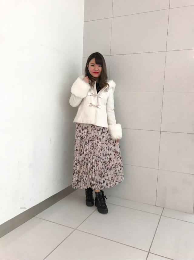 花柄プリーツスカート♡ゆき