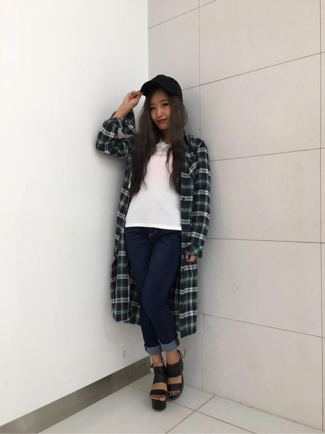 チェックロング♡りほ