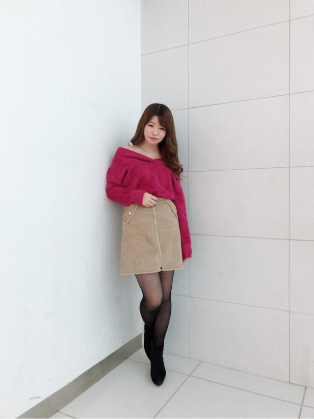 新作シャギーニット♡ゆき