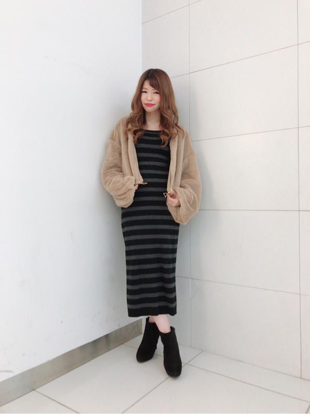 ボアブルゾン♡ゆき