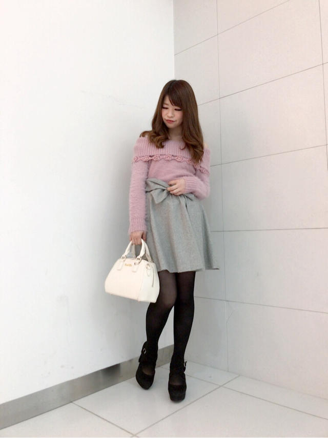 オフショルニット♡ゆき