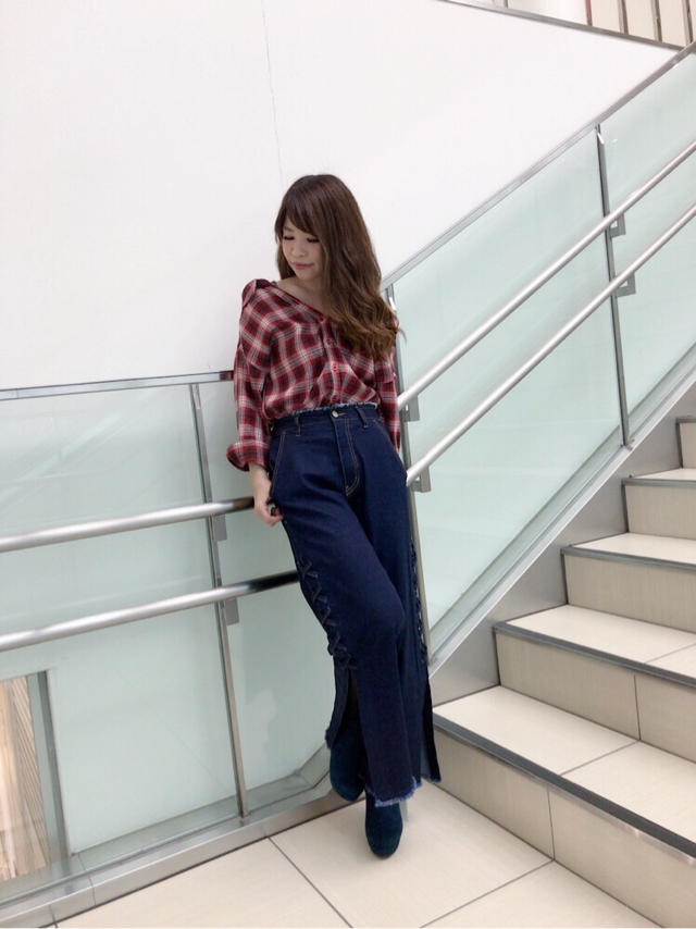 チェックシャツ♡ゆき
