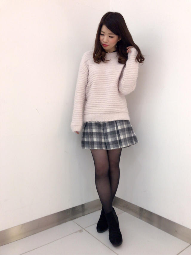 人気のふわふわニット♡りほ