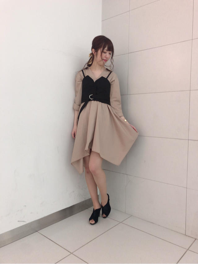 ビスチェ付きワンピ♡ふうか