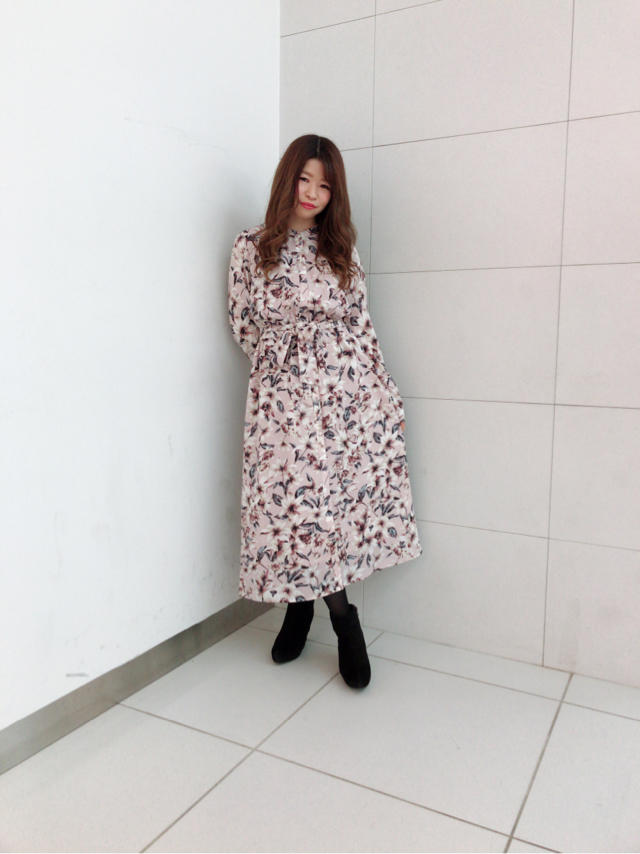 花柄ワンピ♡あかり