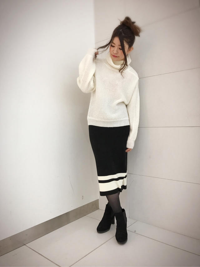モヘアタートルニット♡ゆき