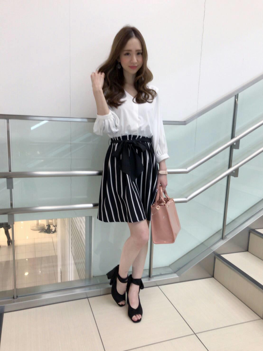 リボンベルト付きドッキングワンピース♡えりつぃん
