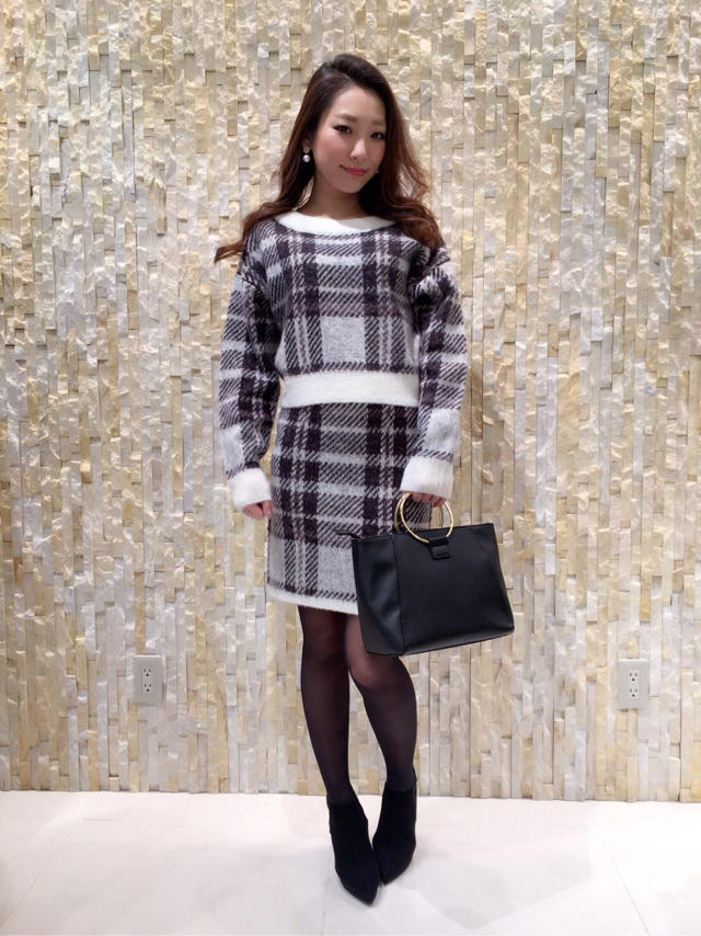 チェック柄セットアップ♡ゆき
