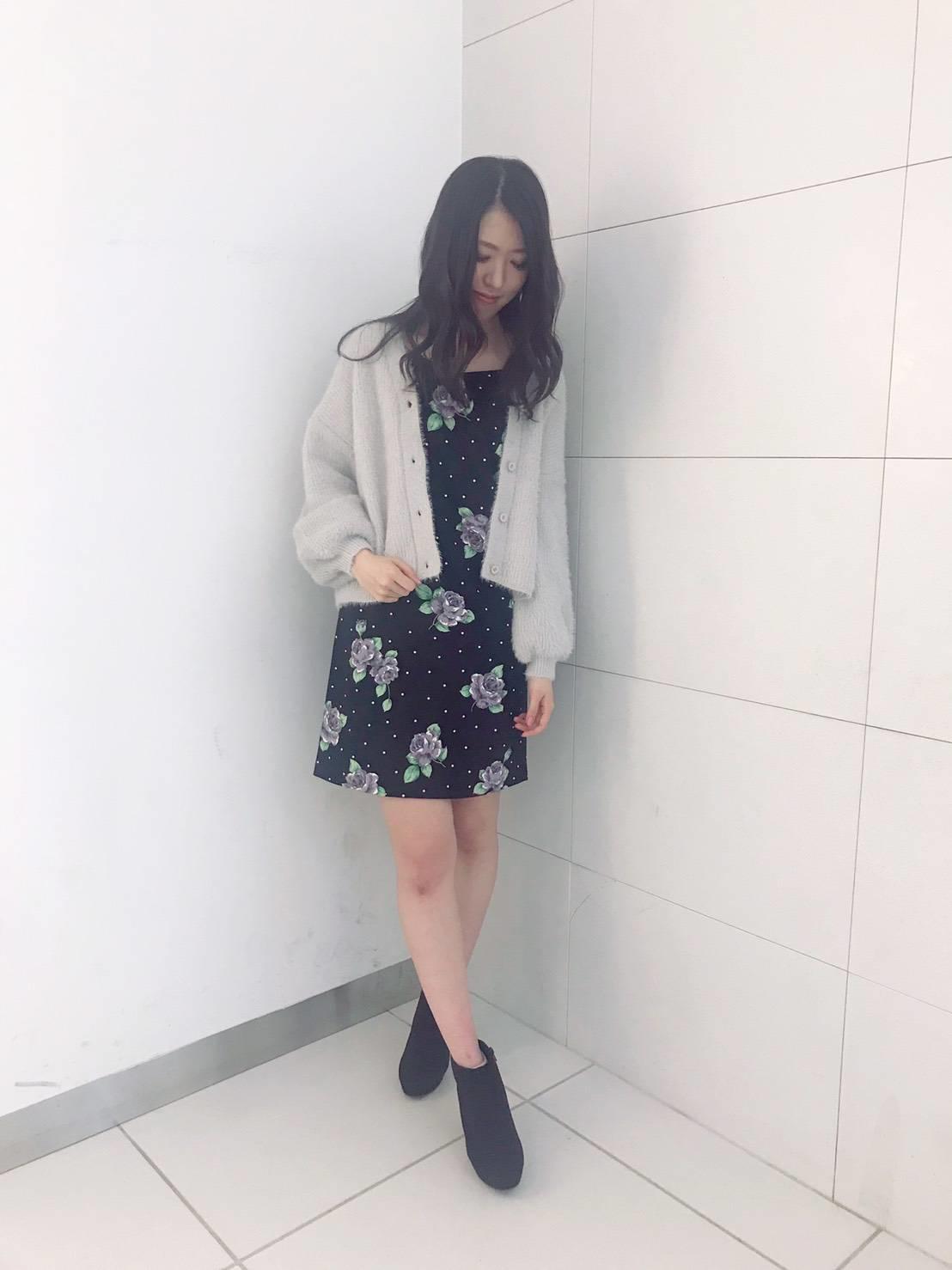 花柄ワンピ♡えりつぃん