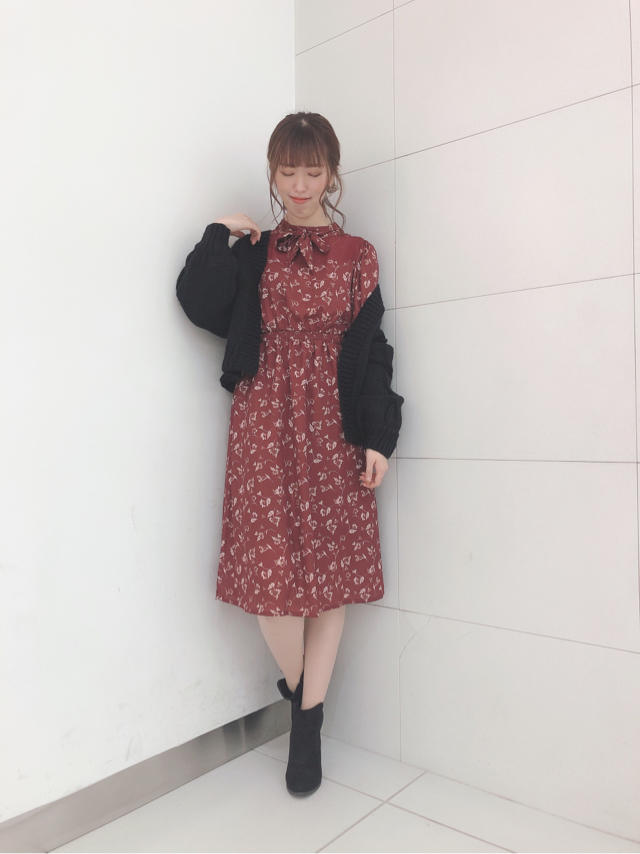 小花柄ワンピ♡ふうか