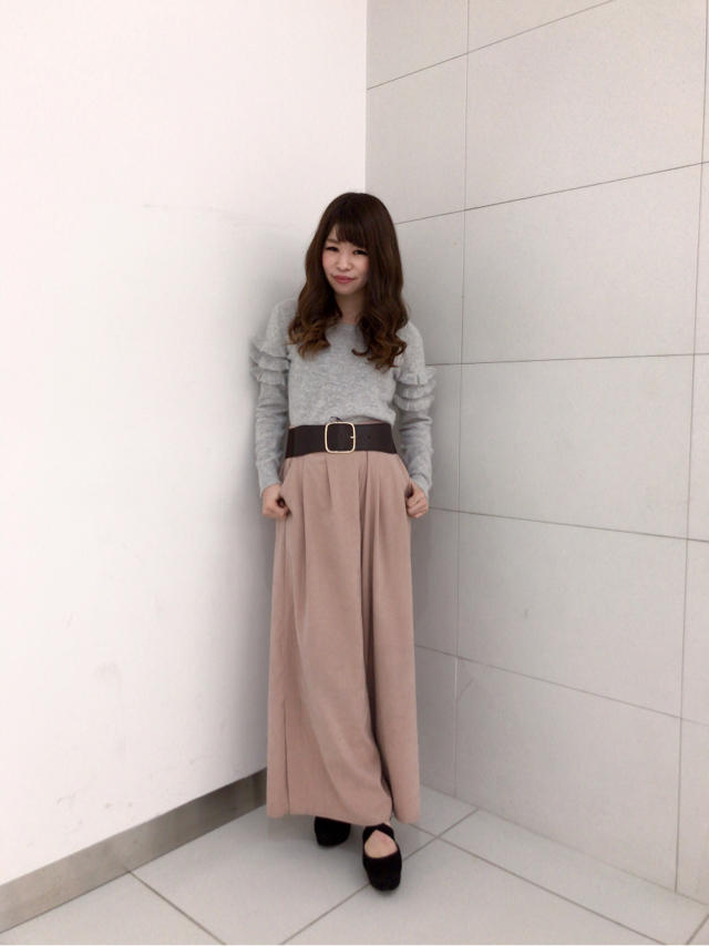 ミニフリルニット♡ゆき