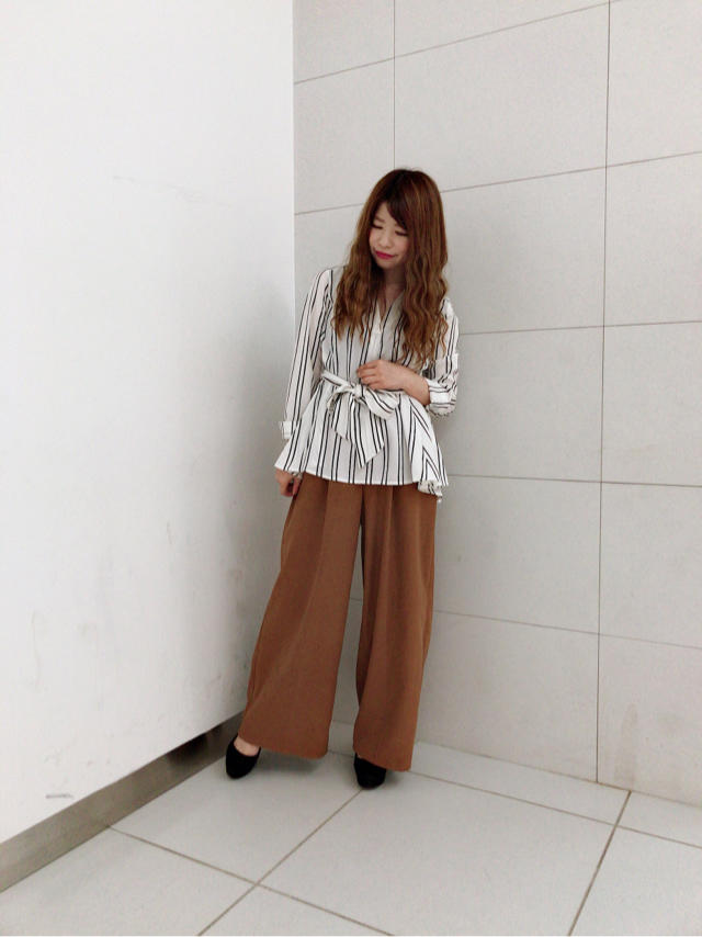 新作スキッパーシャツ♡ゆき