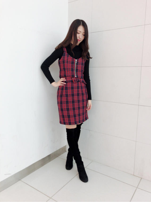 チェック柄セットアップ♡ふうか