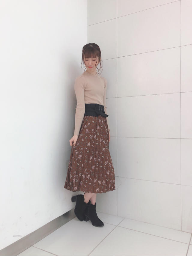 花柄ドッキングワンピ♡ふうか