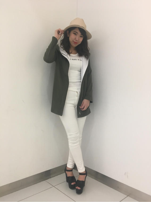 配色パーカー♡りっぽん