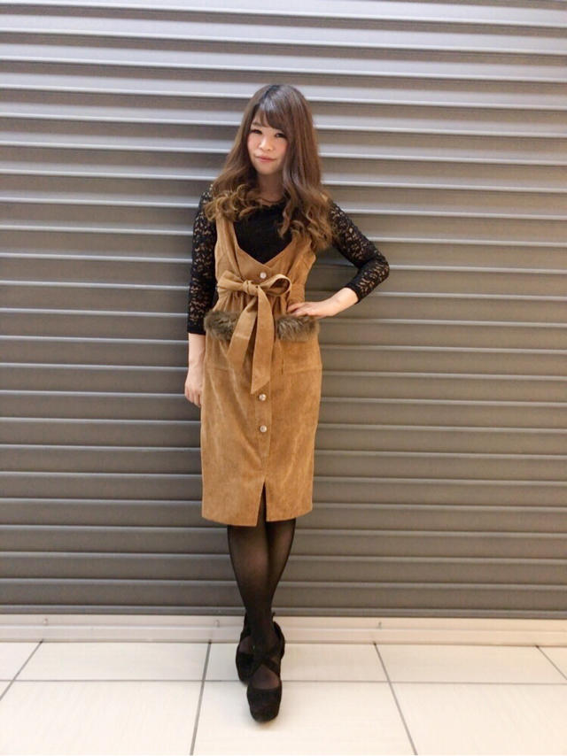 再入荷ファーポケットジャンスカ♡ゆき