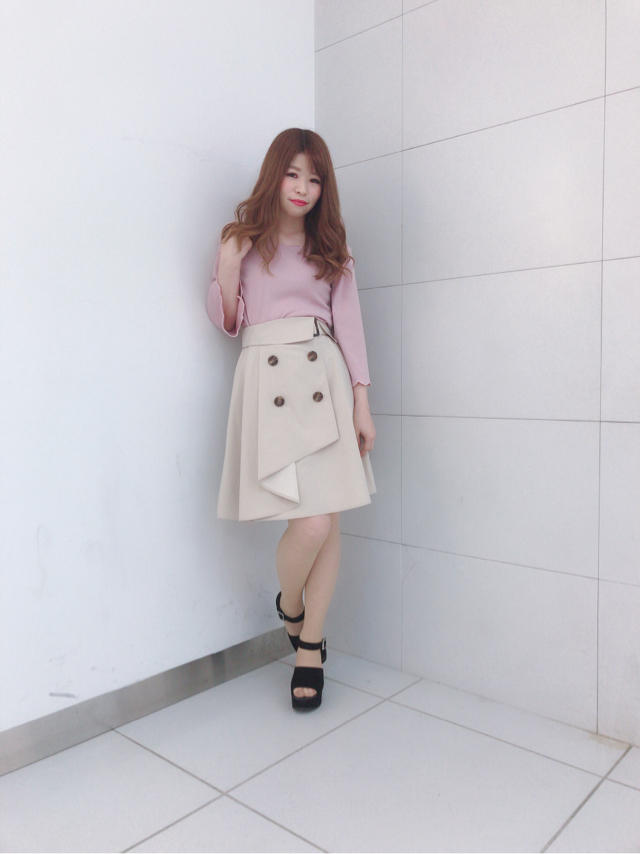 再入荷ラップトレンチスカート♡ゆき