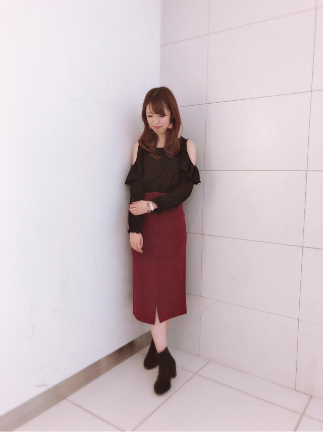 ニットペンシルスカート♡ふうか