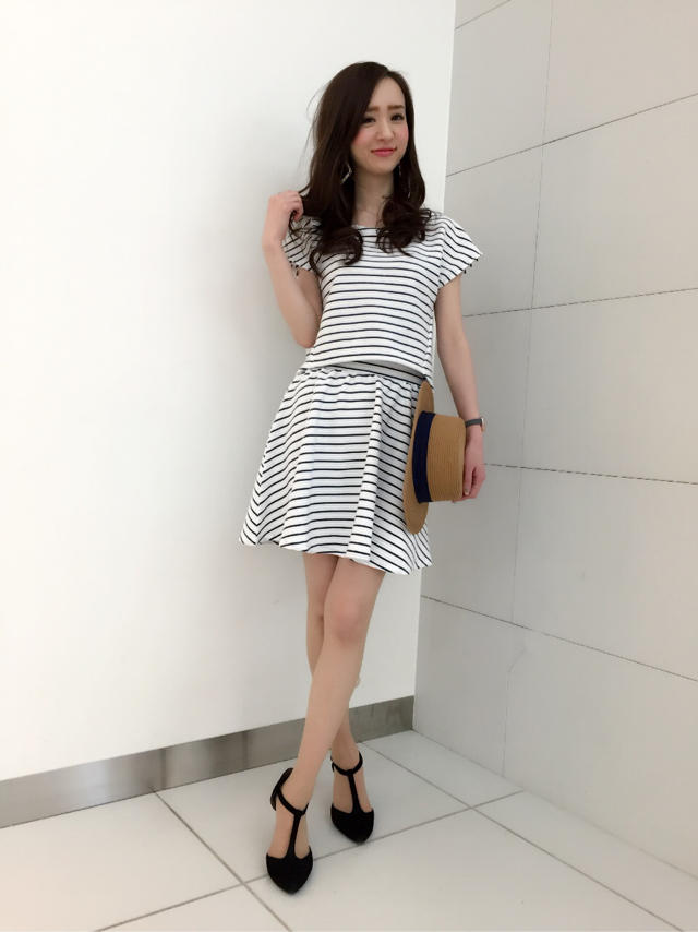 ボーダー♡セットアップ