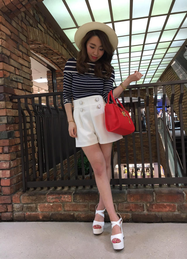 新作♡ボーダートップス