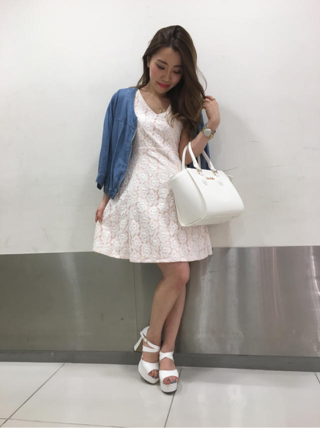 大人可愛い..♡レースワンピ＊ことやん