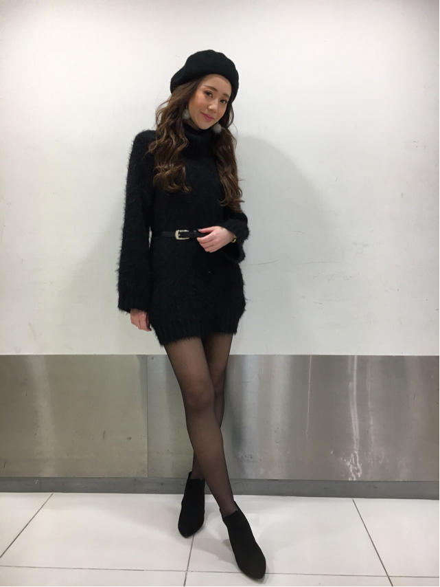 ラメニットチュニック♡なつみ