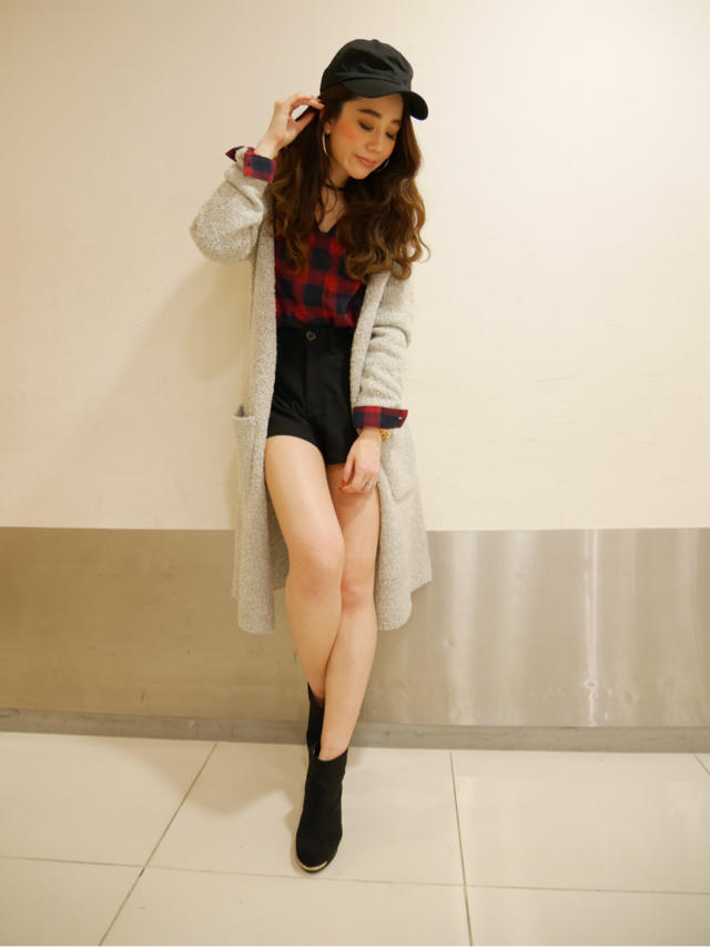 オススメチェックシャツコーデ♡なつみ