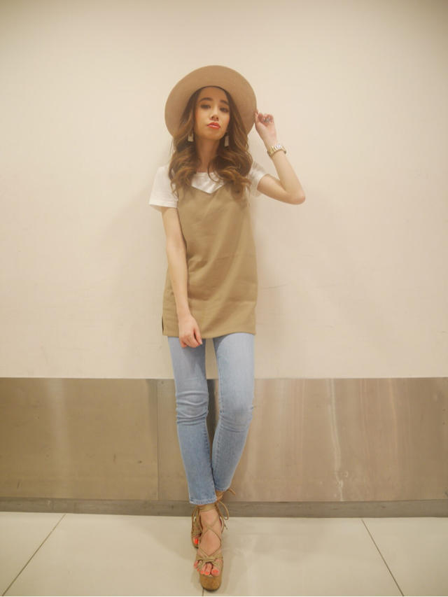 Tシャツ+キャミ♡