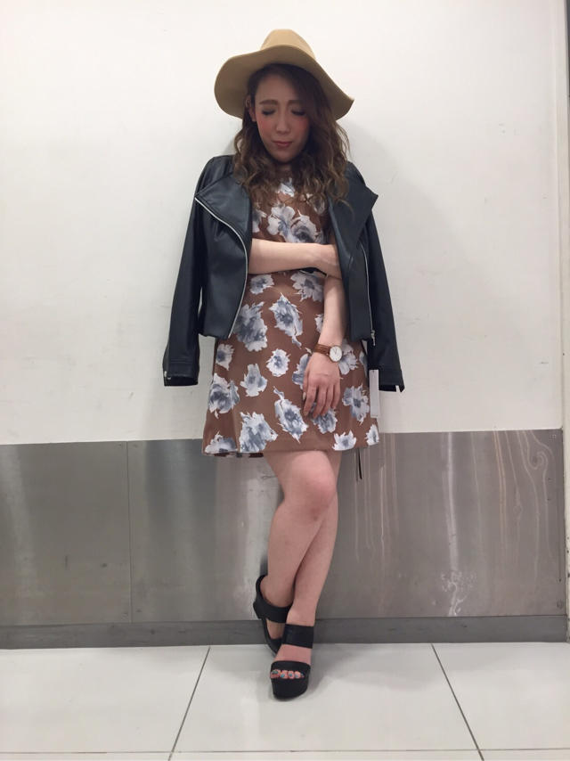 花柄ワンピース♡