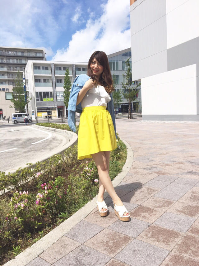 NEW!!前後差フレアスカート♡大好きな、、、 るか