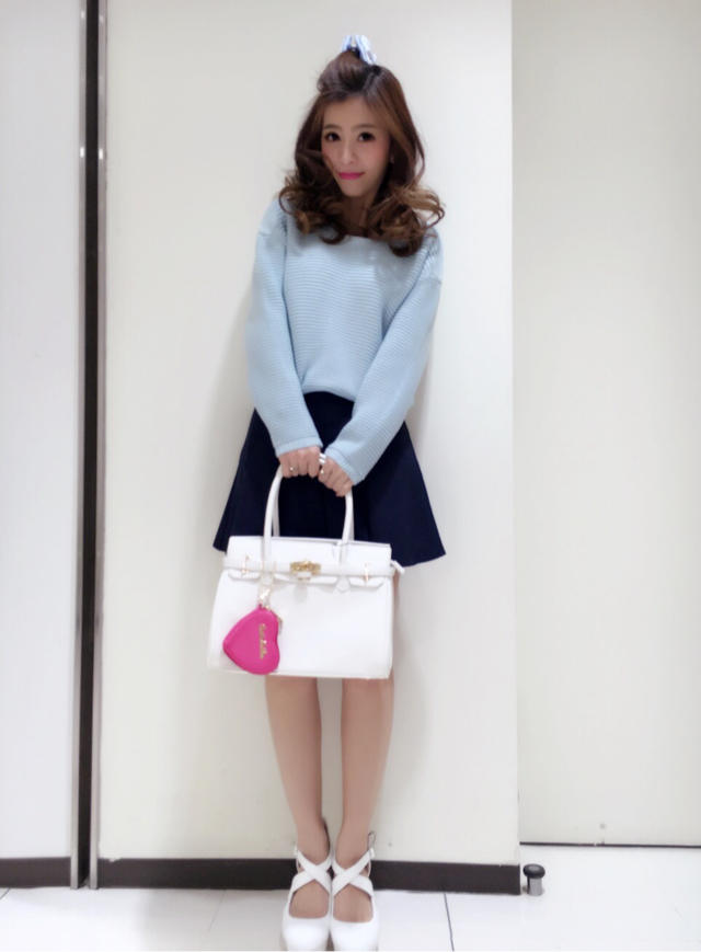 Newニット着回し♡みき