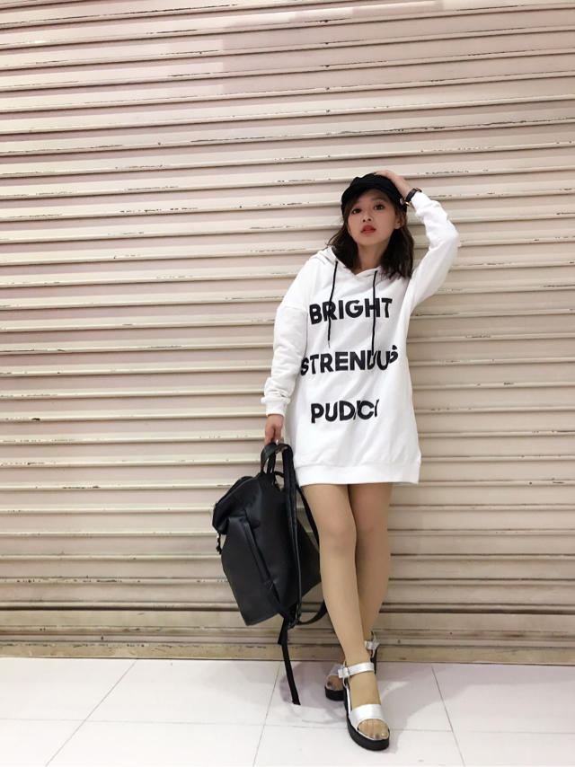 BIGパーカーおちびコーデ♡はな
