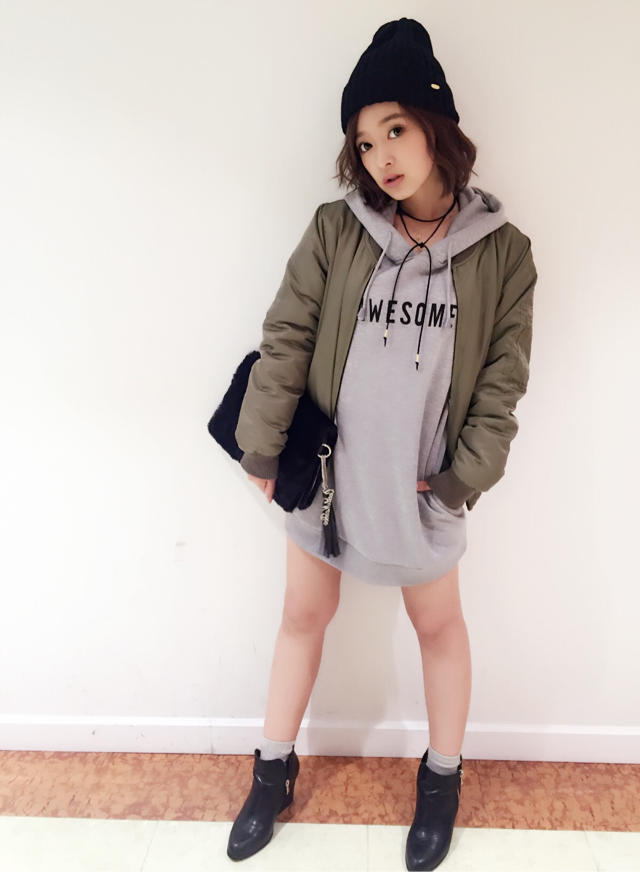私の身長小さめコーデ♡はな