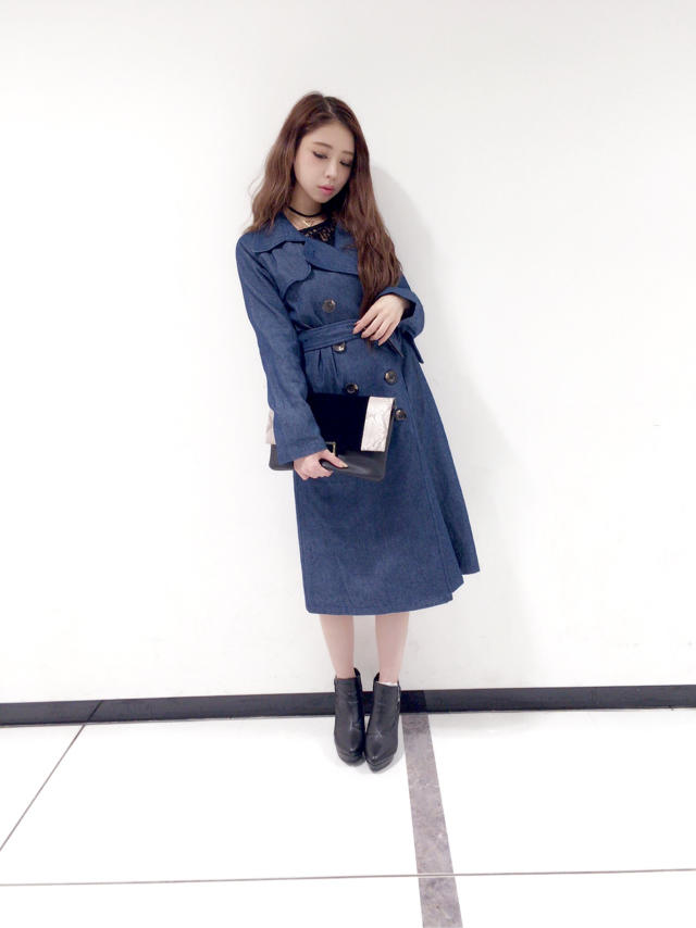 denim トレンチ &お気に入りシャツ♡ 天神コア店 かなみ