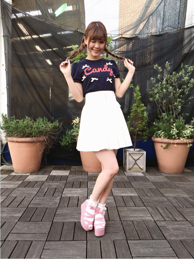 natsumi ♡ スウィートカジュアルStyle♡ Newカラコン♡