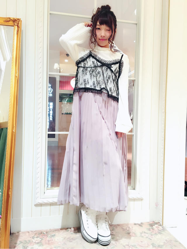 yuzuki♡人気ワンピースを可愛く着ましCode♪ポイントアイテムは○○..♡