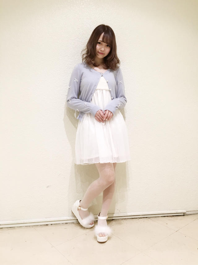 haruka♡blue×whiteのちょっぴりお上品なstyling♡