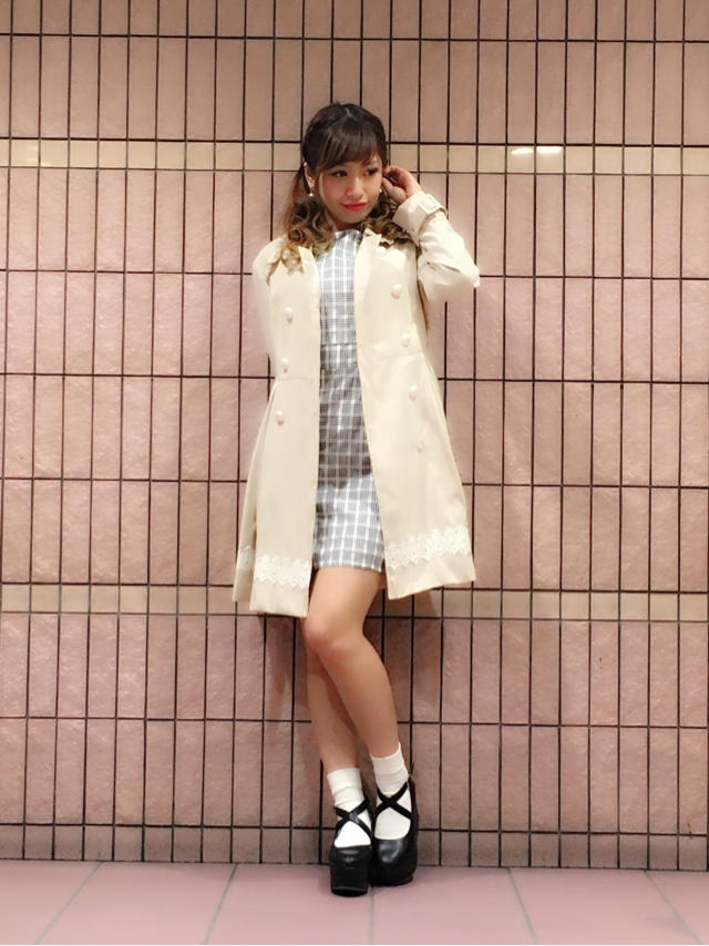 Mikako♡トレンチコートでおしゃれコーデ♡お客様写メ♡