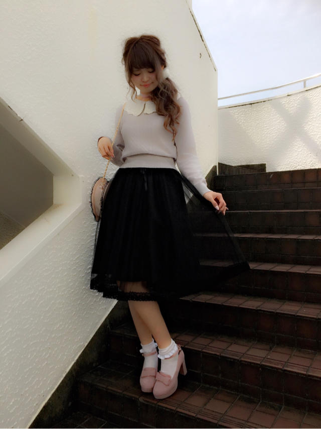 chigusa♡Black×gray♡大人クラシカルガーリーStyle‥♡