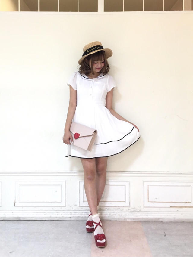miwa ♡ 1枚できゅーとに♪セーラーマリンワンピ⋈*｡ﾟ