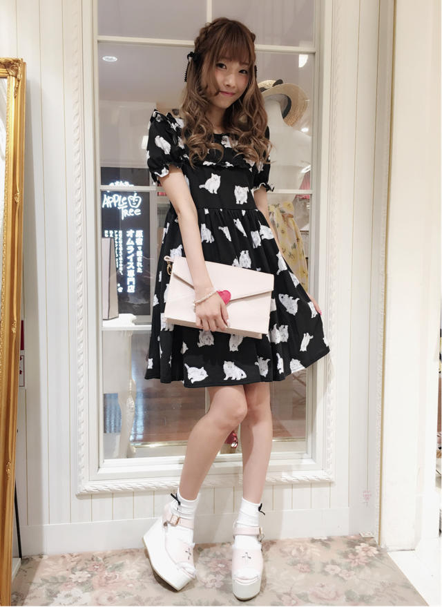 yuzuki☆大人気商品が再入荷♪可愛いネコちゃんがポイントのオススメワンピース☆