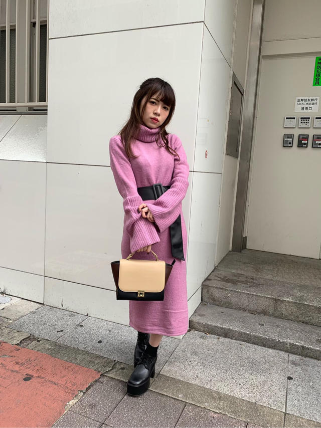 ベルト付ニットOP♡はるな
