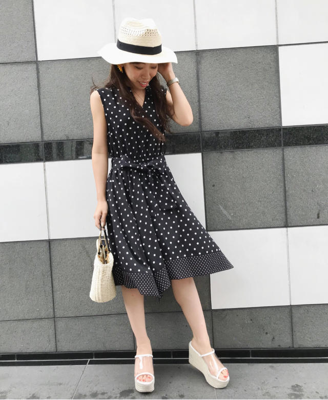☆ドット柄ワンピ☆mayu