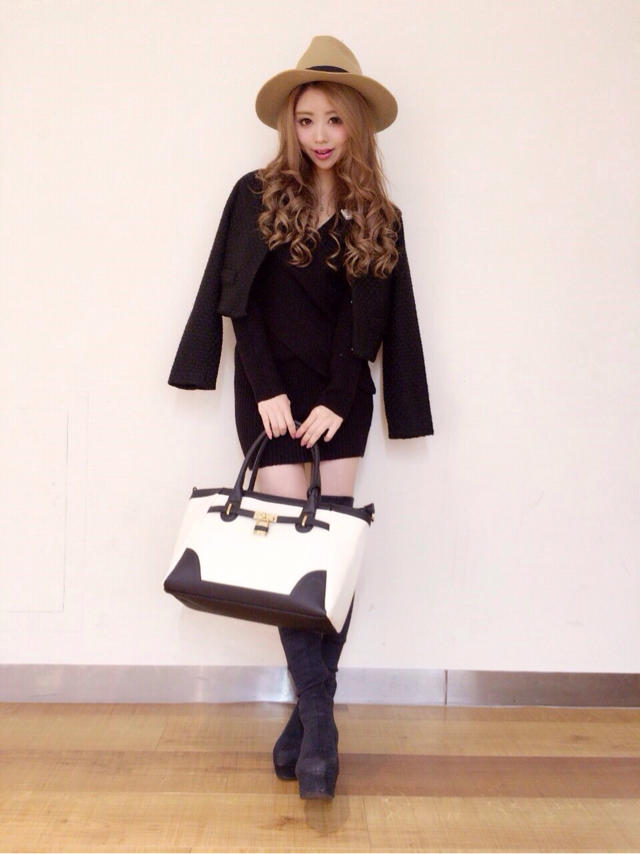 black コーデ♡かなやん