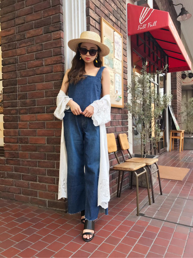 denim set up♡明日は休館日！いわたん