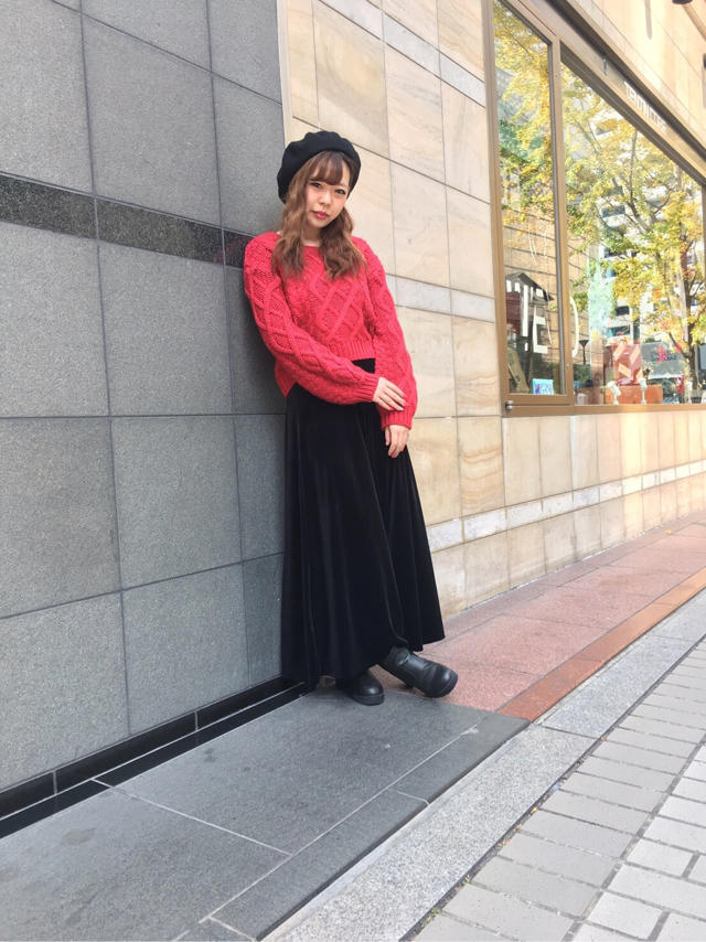 ベロア素材♡休日♡さいさい