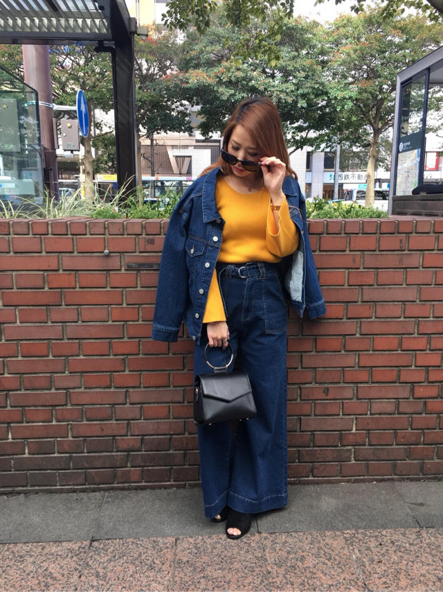 denim on denim♡いわたん