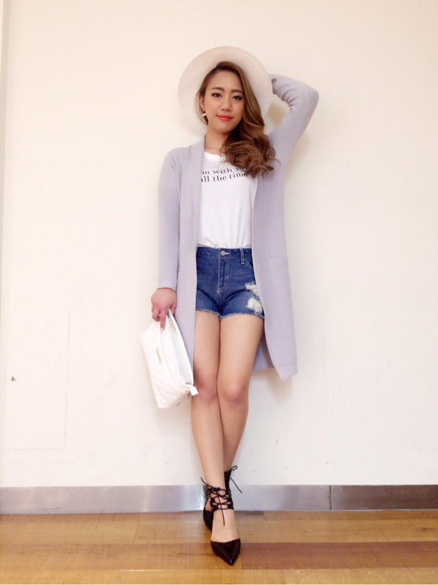 new  tops&お昼は、、♡かなみ