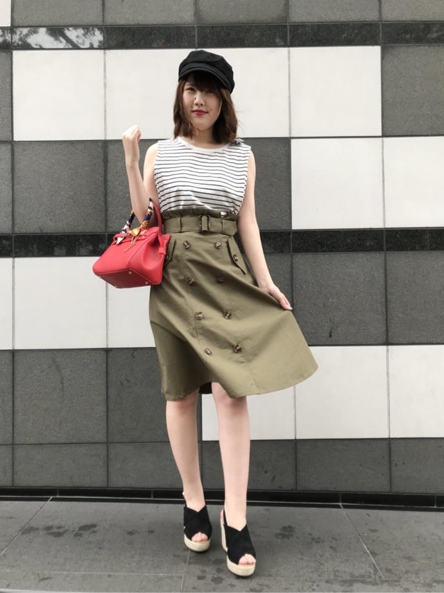 トレンチ風スカート♡はるな